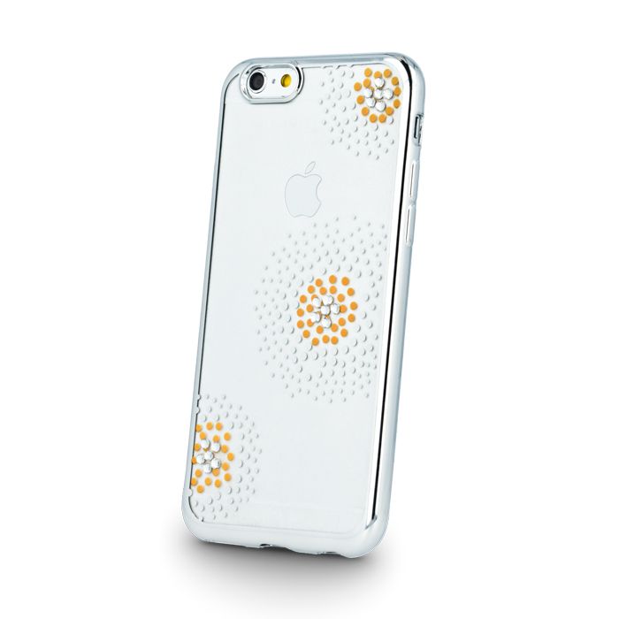 Чехол на заднюю панель Beeyo Sony E5 Flower Dots TPU Silver