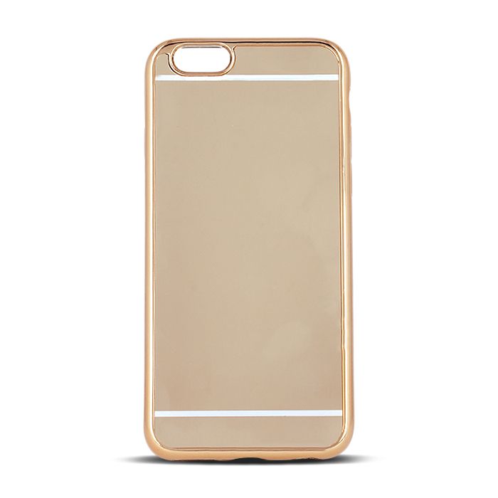 Back panel cover Beeyo Huawei P8 Lite 2017/P9 lite 2017 Mirror TPU Gold