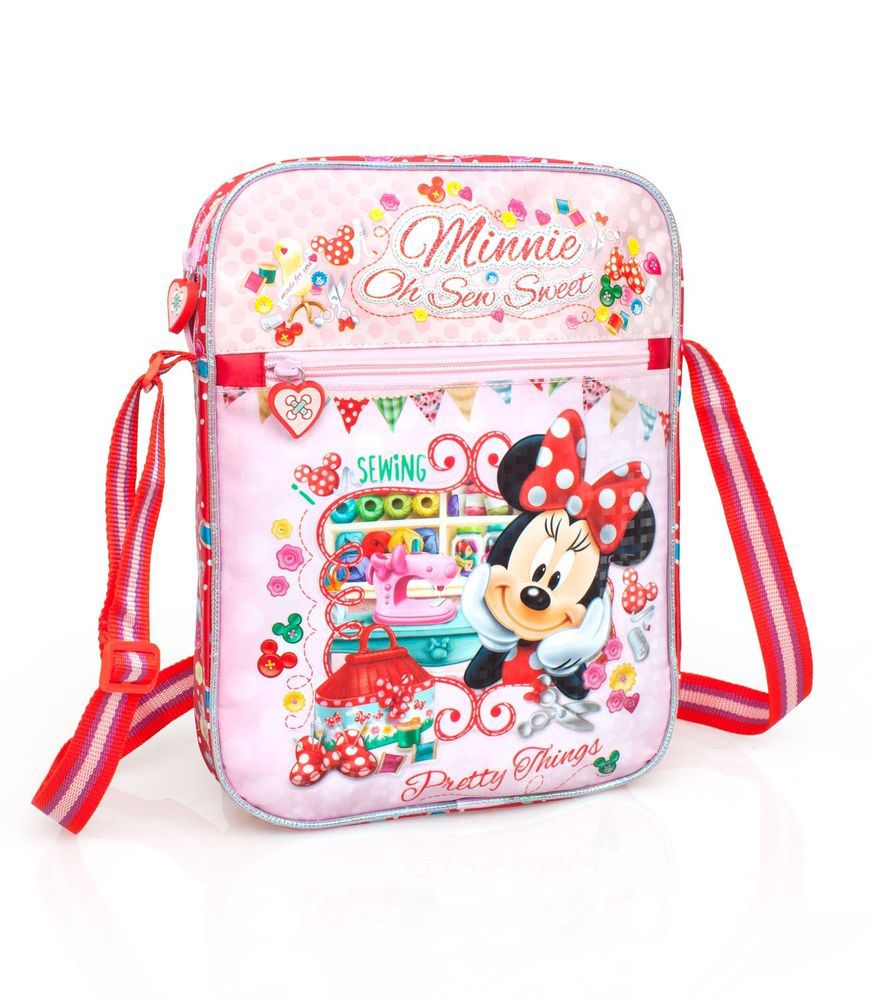 Kotid ja portfellid Disney  Premium Plecu soma meitenēm Minnie Pretty Things 3D 33215 Pink
