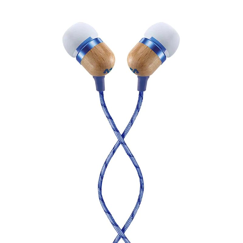 Wired headphones Marley  Smile Jamaica Earbuds, In-Ear, Wired, Microphone, Denim