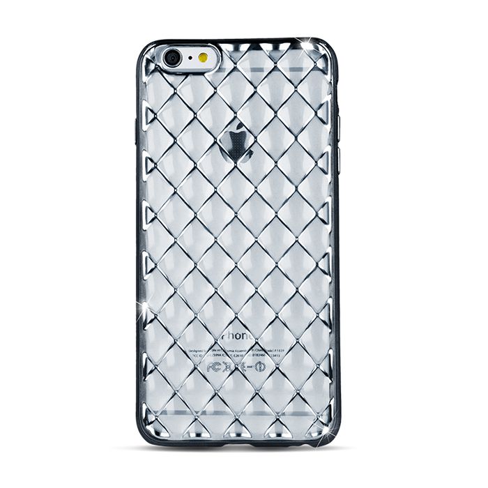 Tagakaaned GreenGo Apple iPhone 7 Plus Grid case Silver