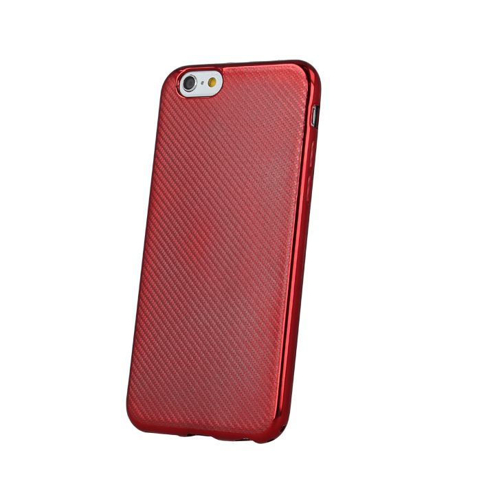 Tagakaaned GreenGo Samsung J3 2017 J330 Elegance Carbon case Red