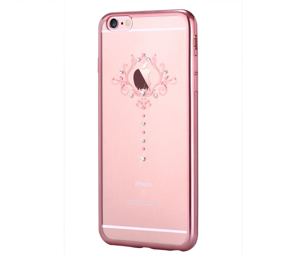 Чехол на заднюю панель Devia Apple iPhone 7 Plus Crystal Iris soft case Rose Gold