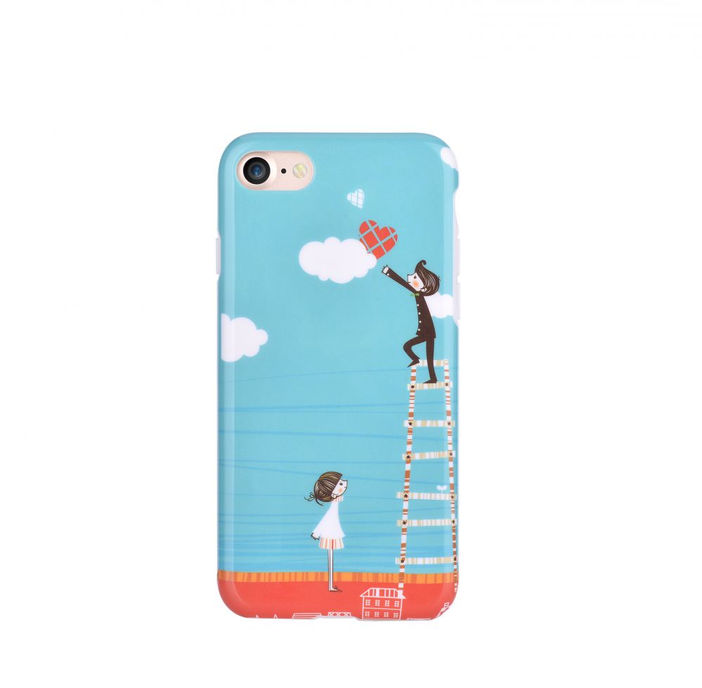 Чехол на заднюю панель Devia Apple iPhone 7 Vivid Case Love