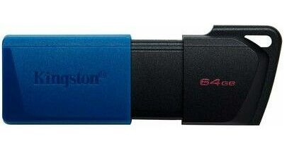 Mälupulk Kingston  USB 3.2 Flash Drive DataTraveler Exodia M 64 GB, USB 3.2, Black/Blue