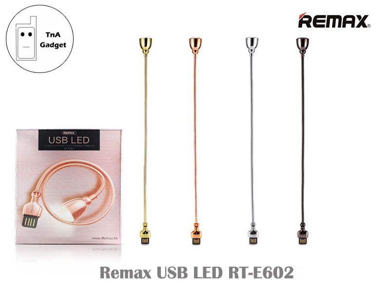 Muu arvutitarvik Remax Universal Star Series LED Hose Lamp RT-E602 Silver