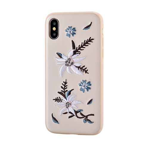 Чехол на заднюю панель Devia Apple iPhone X Flower Embroidery Case Jalam