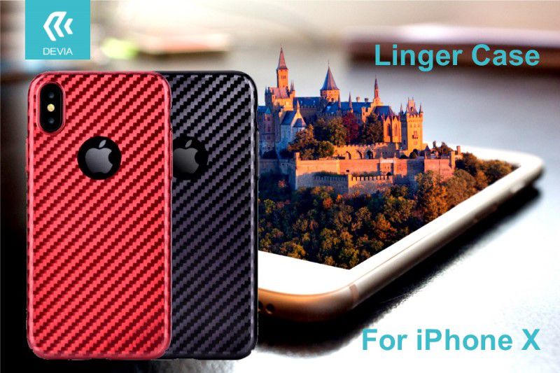 Чехол на заднюю панель Devia Apple iPhone X LINGER  Case Red