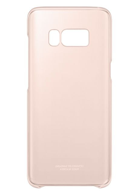 Back panel cover Samsung  QG955CPE Clear Cover for Galaxy S8+ G955 Pink