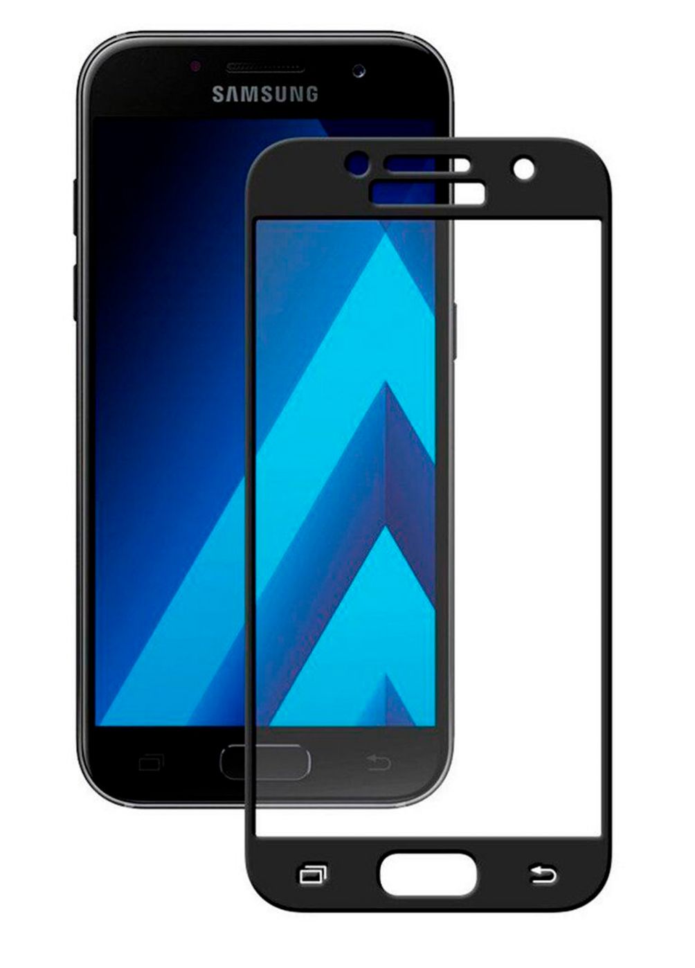 Kaitseklaasid iLike Samsung A3 2017 A320 5D Tempered glass Black