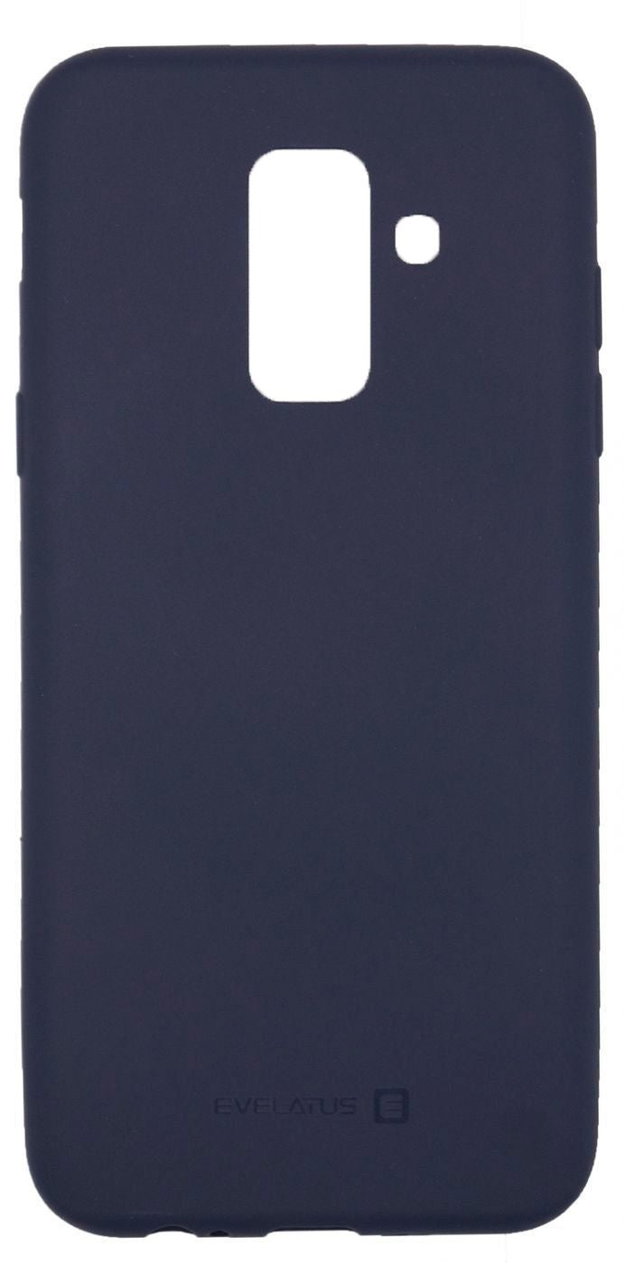 Чехол на заднюю панель Evelatus Samsung Galaxy A6 Plus 2018 Nano Silicone Case Soft Touch TPU Midnight Blue