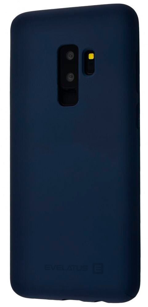 Back panel cover Evelatus Samsung Galaxy S9 Plus Silicone Case Midnight Blue