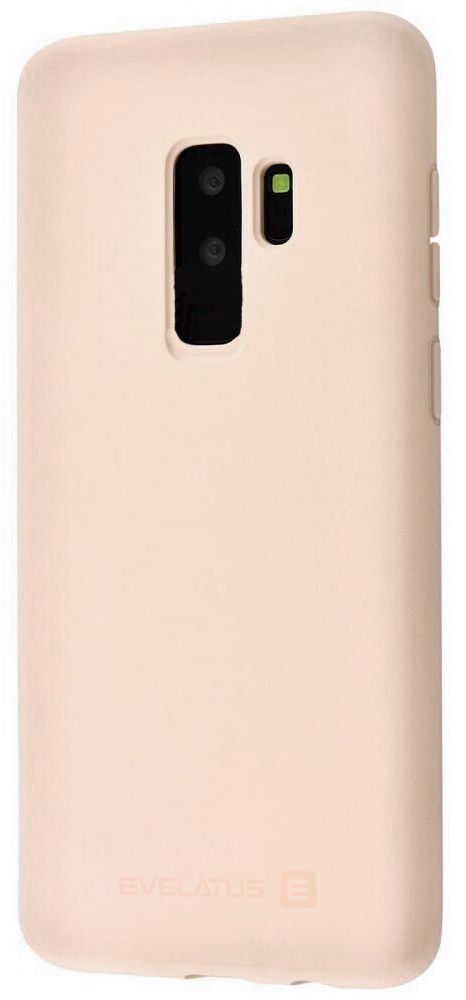 Tagakaaned Evelatus Samsung Galaxy S9 Plus Nano Silicone Case Soft Touch TPU Pink Sand