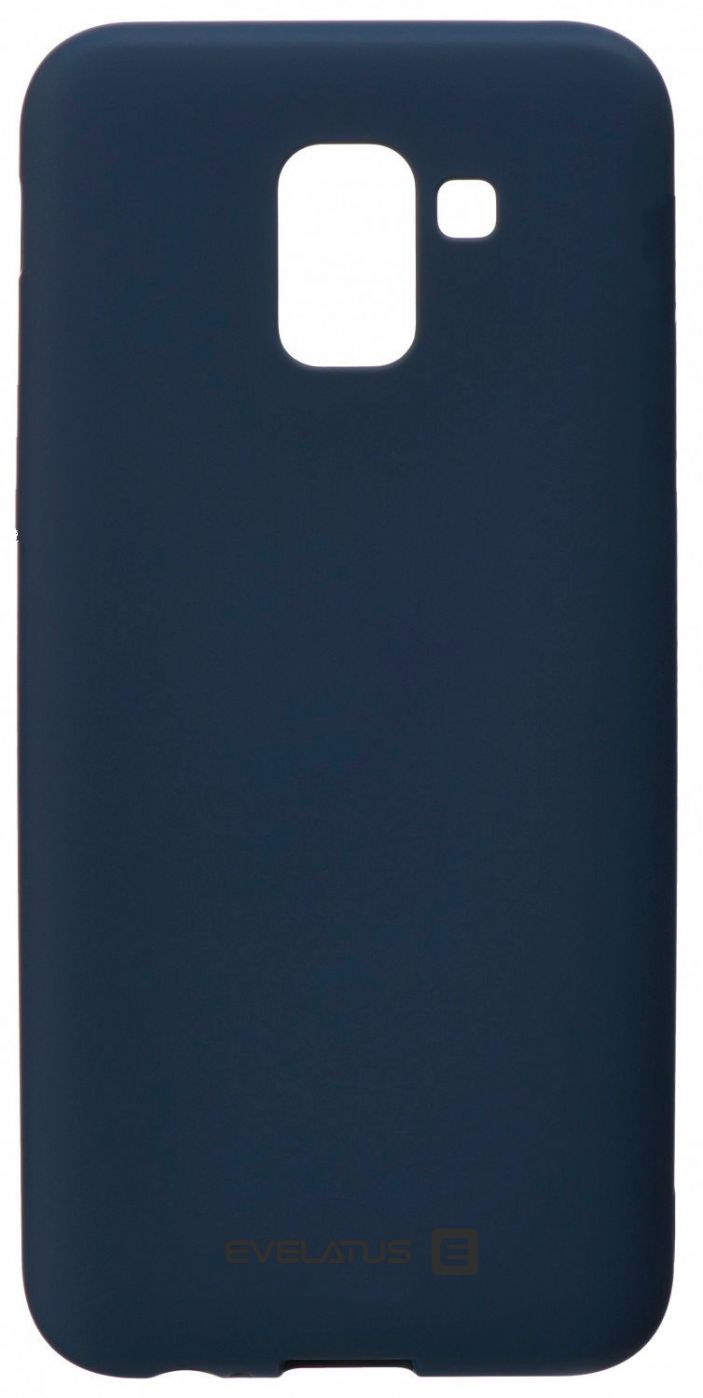 Чехол на заднюю панель Evelatus Samsung J6 2018 J600 Silicone Case Midnight Blue