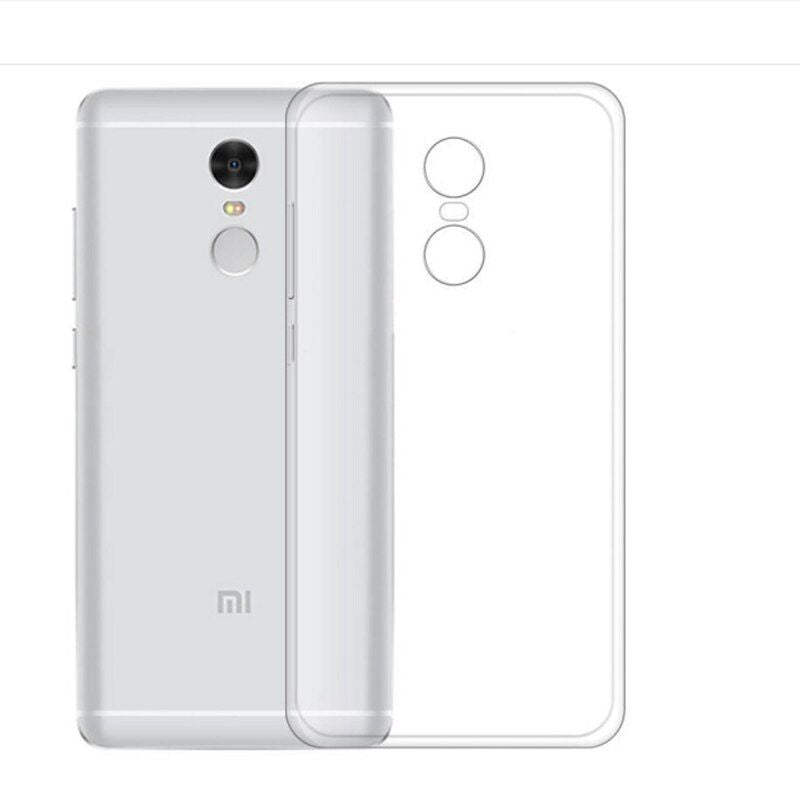 Back panel cover Evelatus Xiaomi Redmi 5 Clear Silicone Case 1.5mm TPU Transparent