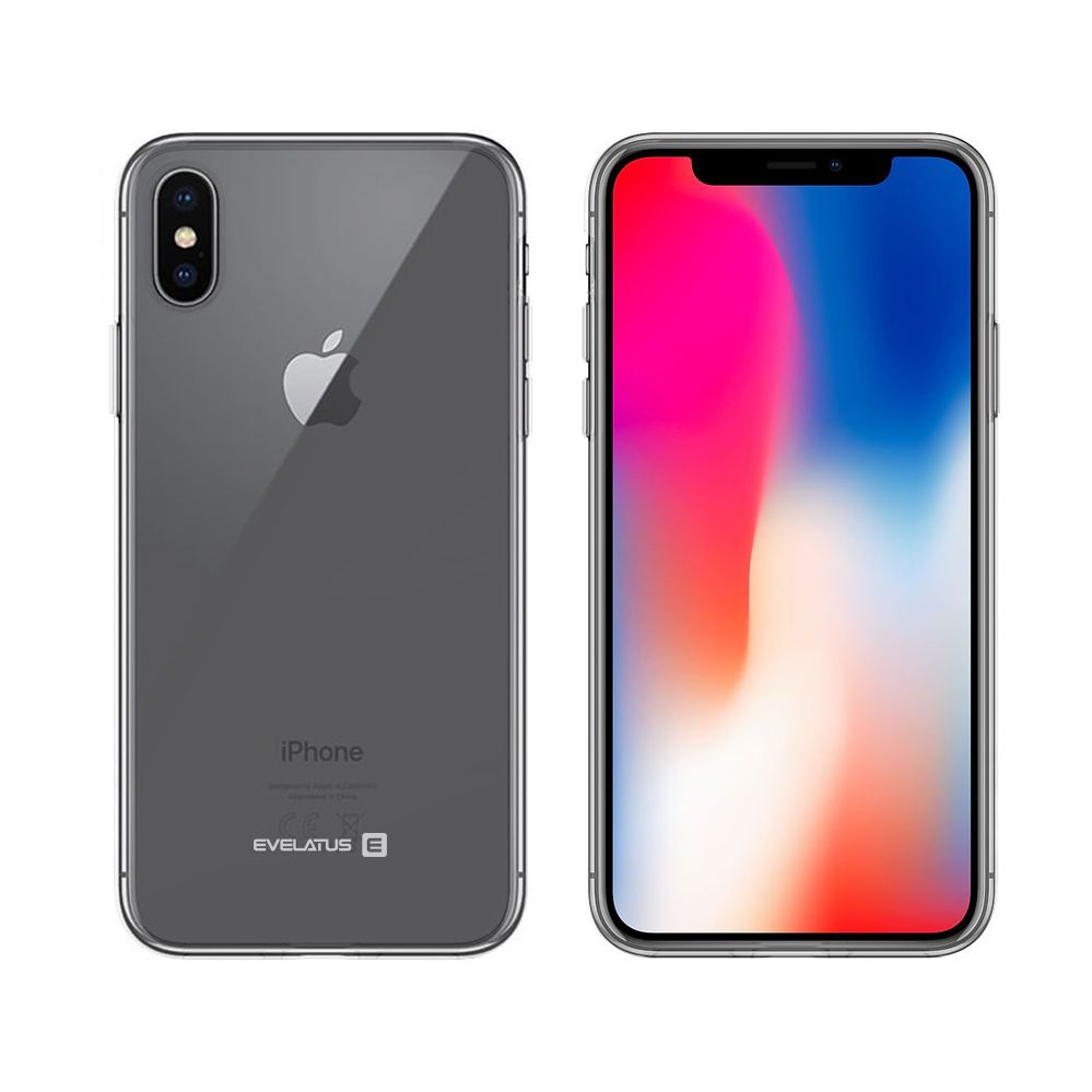 Tagakaaned Evelatus Apple iPhone Xs MAX Clear Silicone Case 1.5mm TPU Transparent
