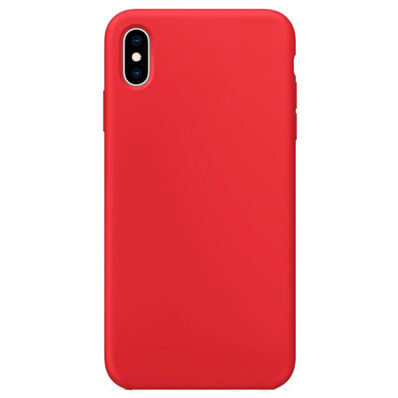 Back panel cover Evelatus Apple iPhone Xs MAX Nano Silicone Case Soft Touch TPU Red