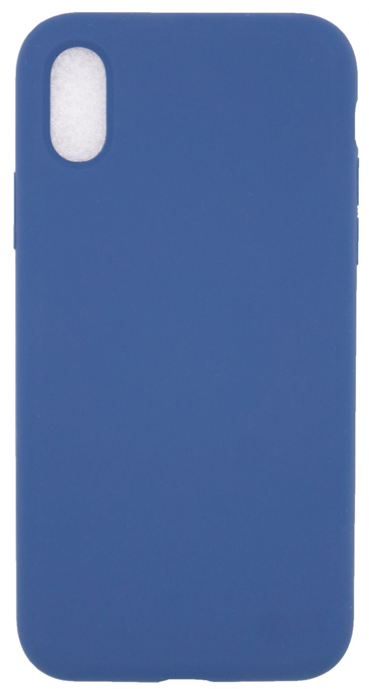 Чехол на заднюю панель Evelatus Apple iPhone X Premium Soft Touch Silicone Case Blue Cobalt