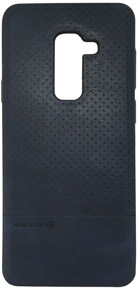 Tagakaaned Evelatus Samsung Galaxy A6 Plus 2018 TPU case 1 with metal plate (possible to use with magnet car holder) Blue