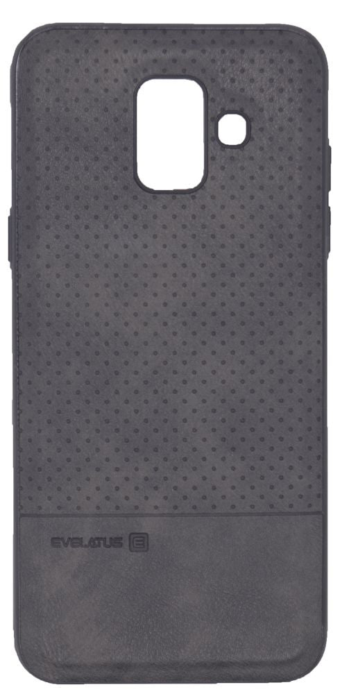Чехол на заднюю панель Evelatus Samsung Galaxy A6 2018 TPU case 1 with metal plate (possible to use with magnet car holder) Black