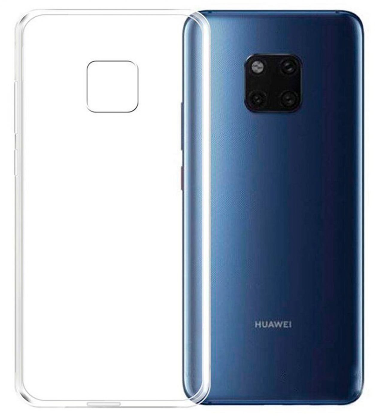 Чехол на заднюю панель Evelatus Huawei Mate 20 Pro Clear Silicone Case 1.5mm TPU Transparent
