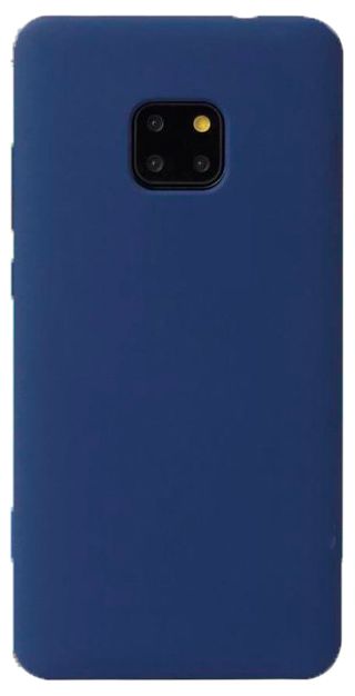 Tagakaaned Evelatus Huawei Mate 20 Pro Premium Soft Touch Silicone Case Midnight Blue
