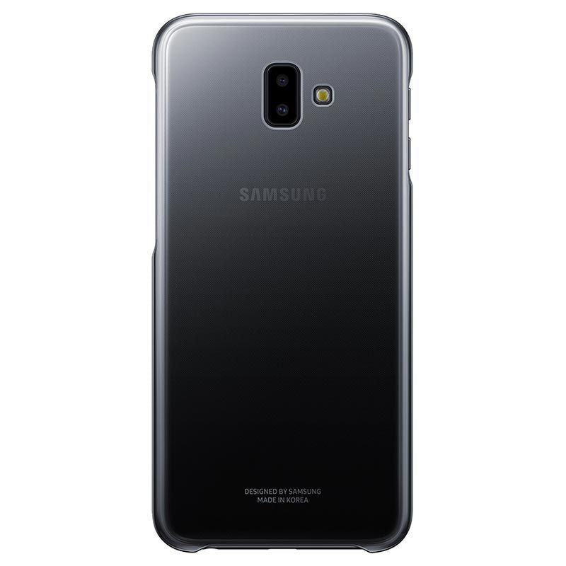 Чехол на заднюю панель Samsung  Galaxy J6 plus Gradation Cover EF-AJ610CBEGWW Black