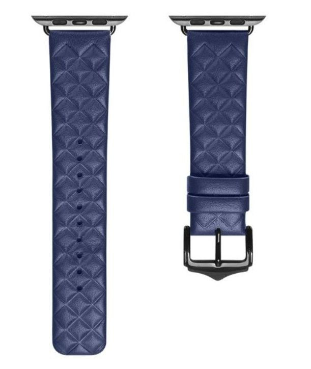 Strap Dux Ducis  Strap Leather Watch 7 Band 7/6/5/4/3/2 / SE (41/40 / 38mm) Wristband Bracelet Genuine Leather Bracelet Blue Blue