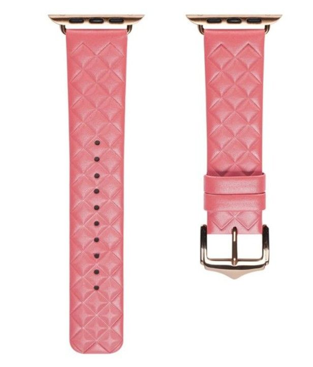 Ремешок Dux Ducis  Strap Leather Watch 7 Band 7/6/5/4/3/2 / SE (41/40 / 38mm) Wristband Bracelet Genuine Leather Bracelet Red