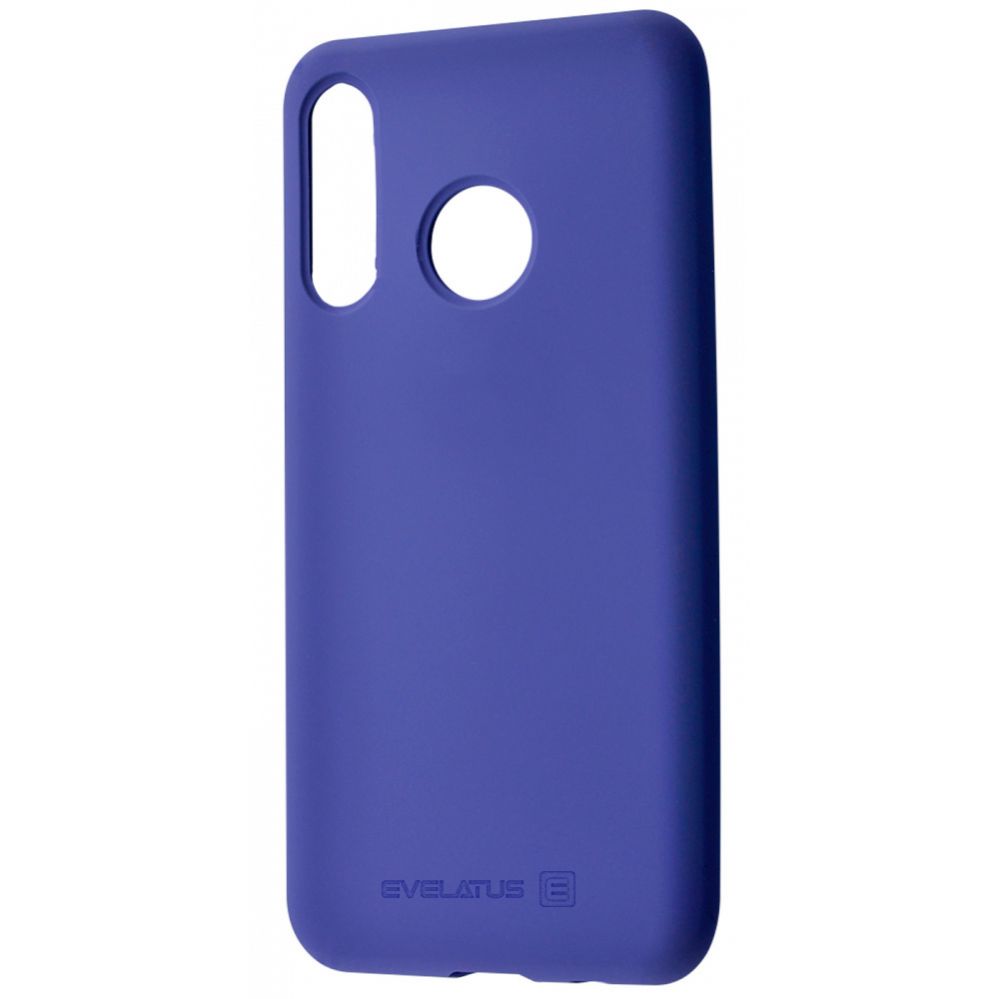 Чехол на заднюю панель Evelatus Huawei P30 lite Silicone case Midnight Blue