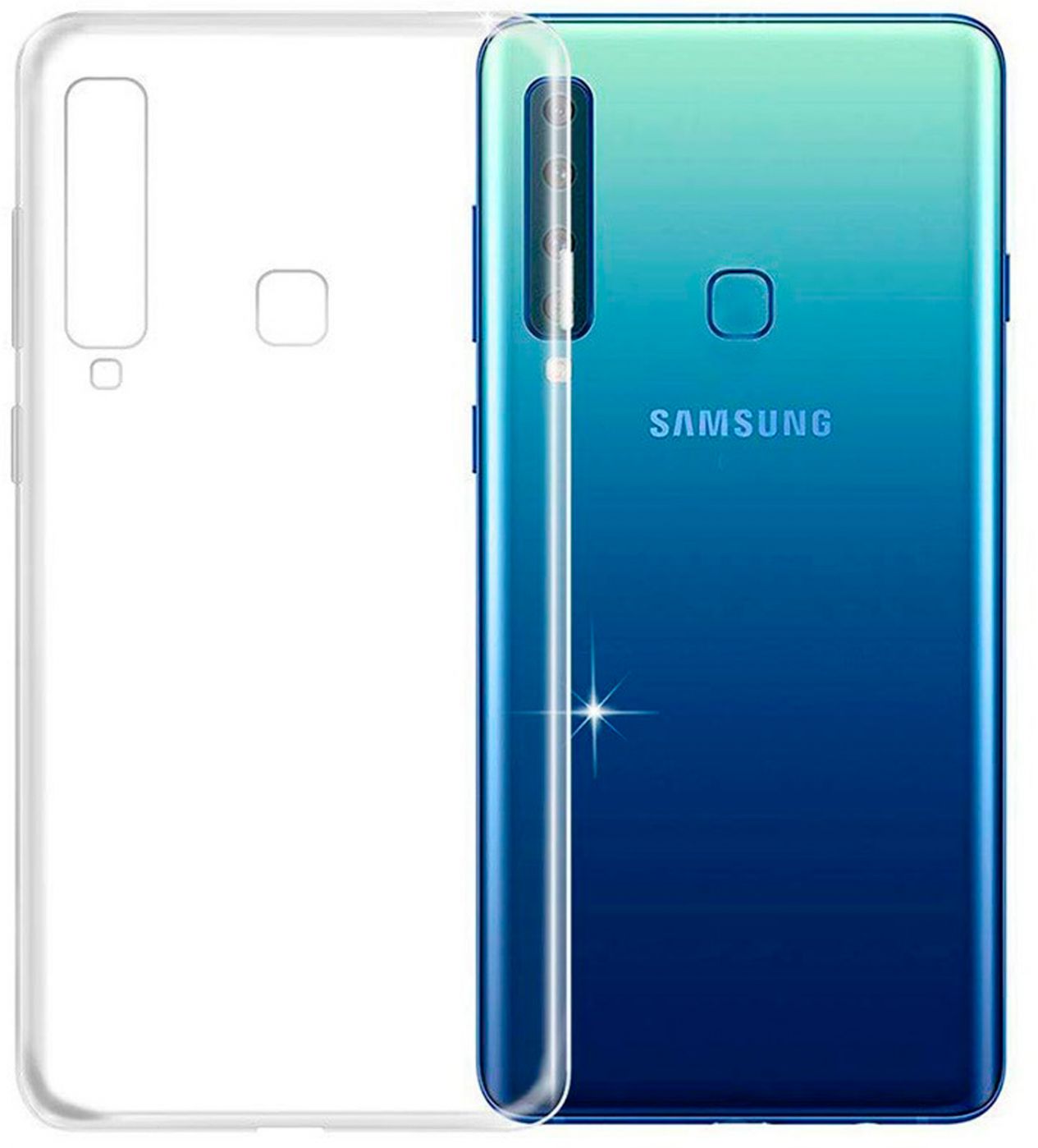 Чехол на заднюю панель Evelatus Samsung Galaxy A9 2018 Clear Silicone Case 1.5mm TPU Transparent