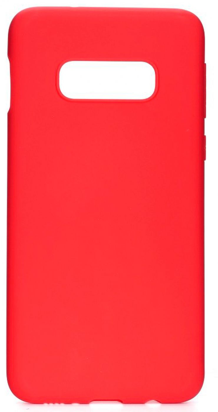 Чехол на заднюю панель Evelatus Samsung Galaxy S10e Premium Soft Touch Silicone Case Red