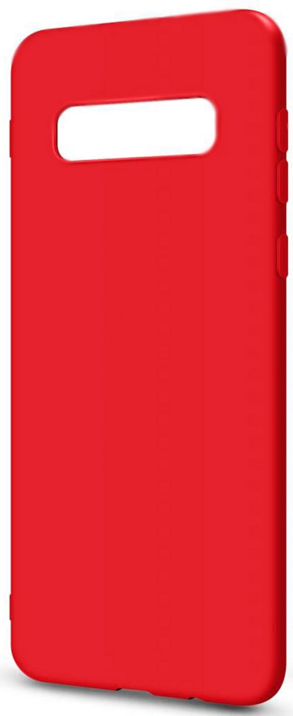Чехол на заднюю панель Evelatus Samsung Galaxy 10 Plus Premium Soft Touch Silicone Case Red
