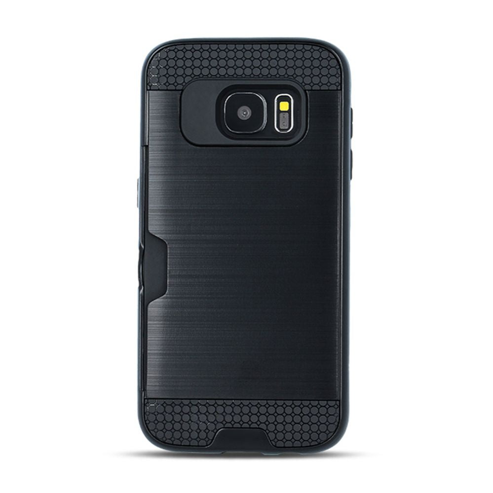 Чехол на заднюю панель GreenGo Samsung Galaxy S8 Defender Card Case Black
