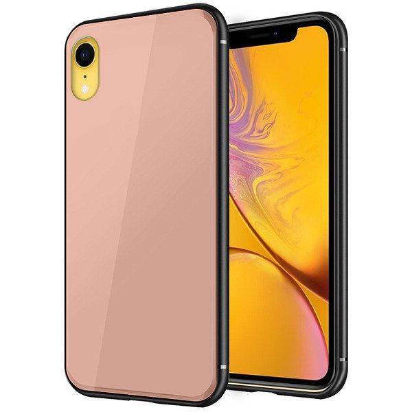 Чехол на заднюю панель GreenGo Apple iPhone XR GLASS Case Pink