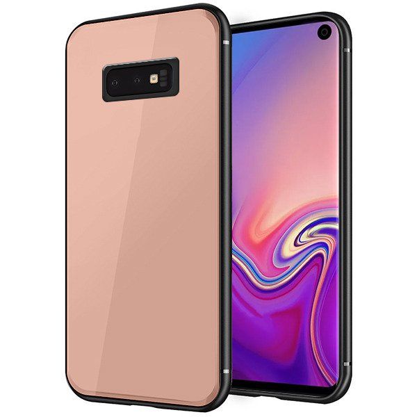 Чехол на заднюю панель GreenGo Samsung Galaxy S10E GLASS Case Pink