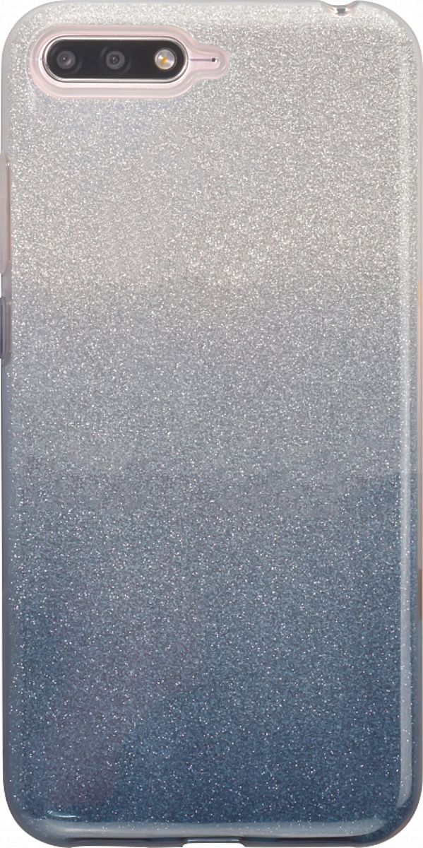 Tagakaaned iLike Huawei Y6 2018 Gradient Glitter 3in1 case Smoked