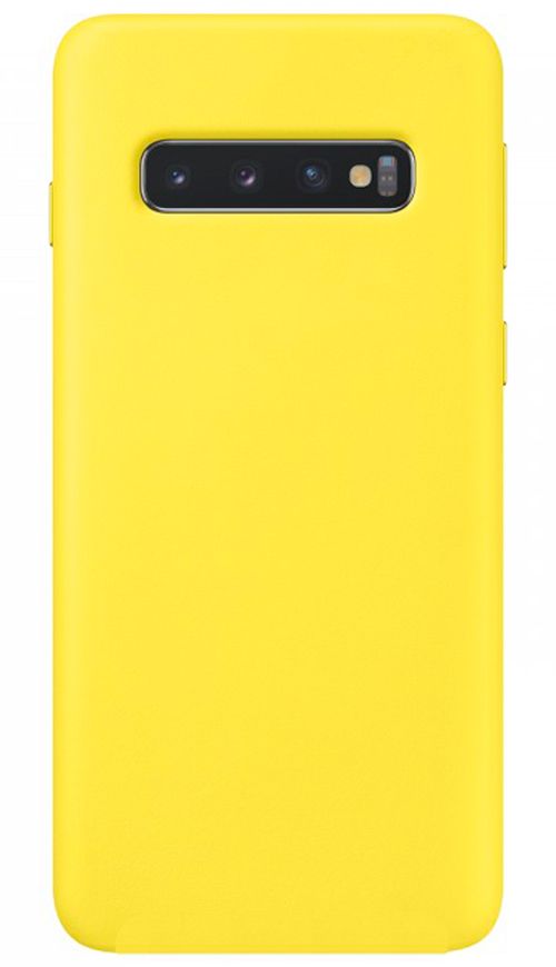 Tagakaaned Evelatus Samsung Galaxy S10e Premium Soft Touch Silicone Case Light Yellow