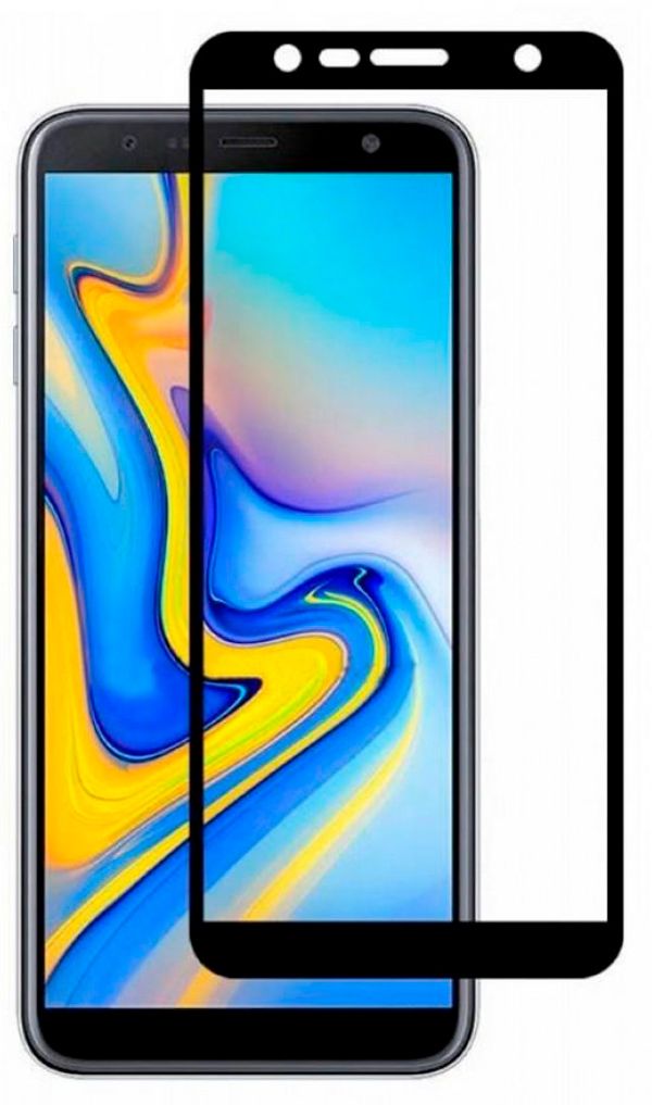Kaitseklaasid Evelatus Samsung J6+	2.5D Full Cover Japan Glue Glass Anti-Static