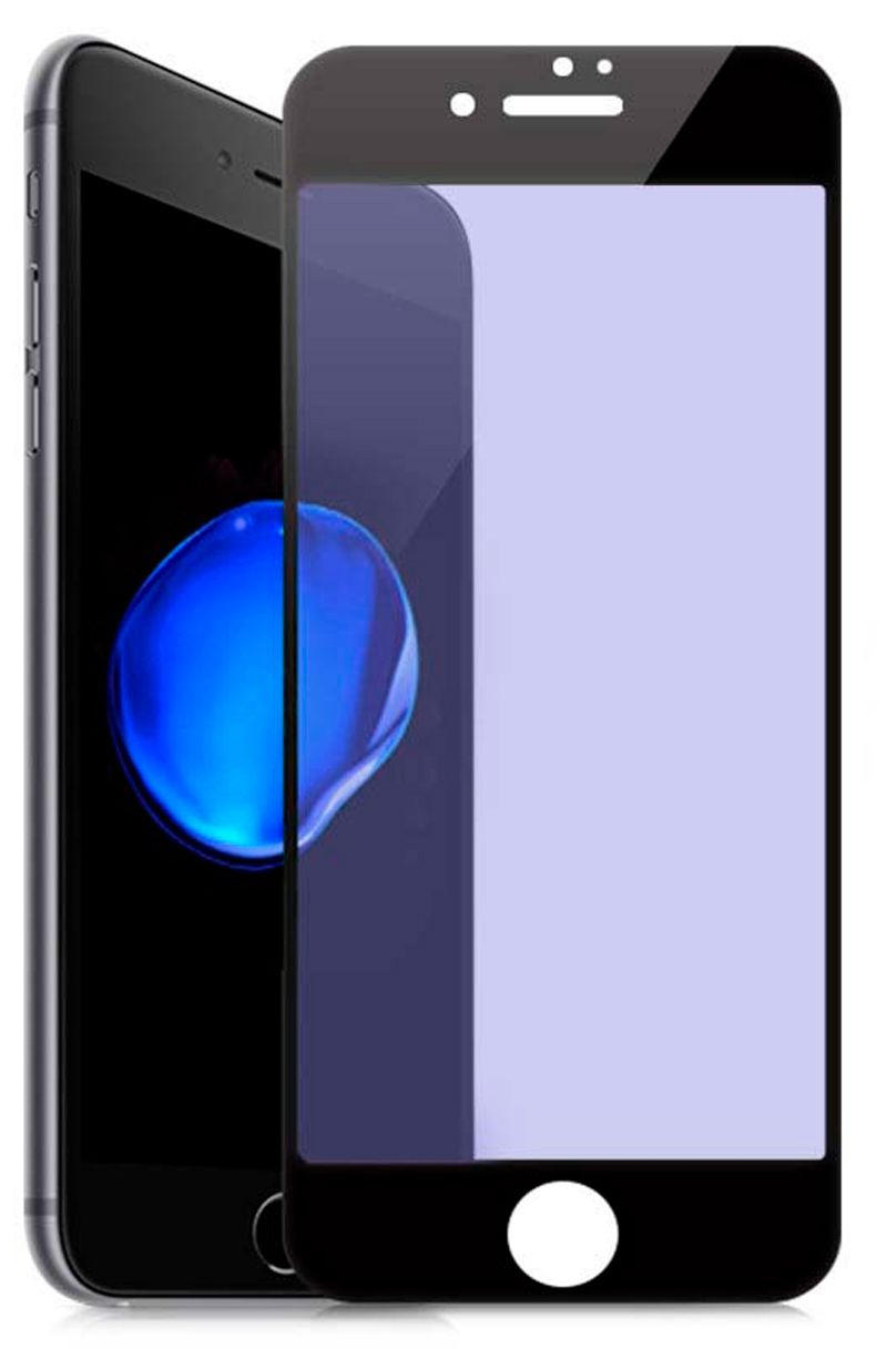 Kaitseklaasid Evelatus Apple iPhone 7/8 Anti-Blue 2.5D Full Cover Japan Glue Glass Anti-Static