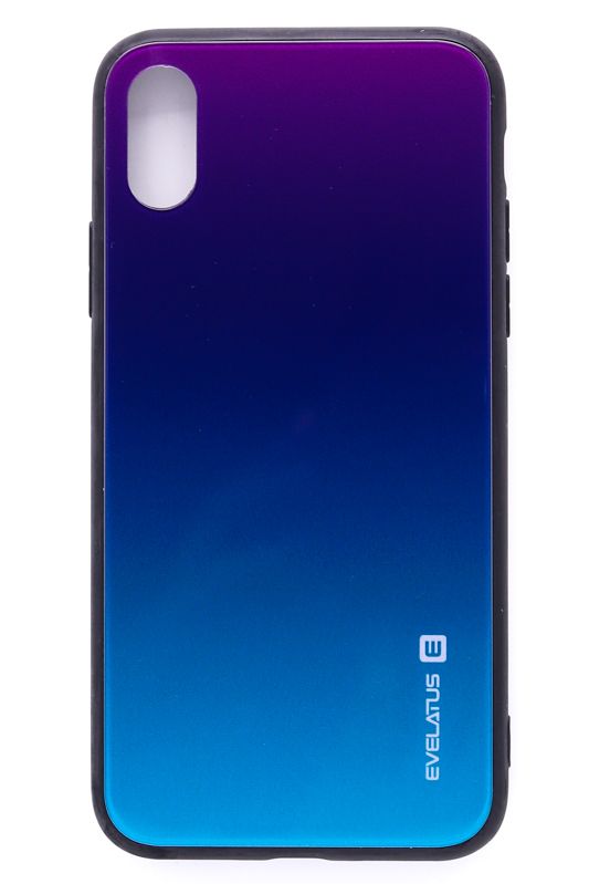 Чехол на заднюю панель Evelatus Apple iPhone X/Xs Gradient Glass Case 3 Under Water