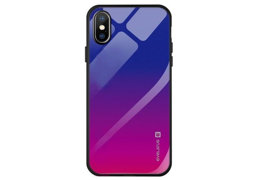 Tagakaaned Evelatus Apple iPhone X/Xs Gradient Glass Case 4 Mystery