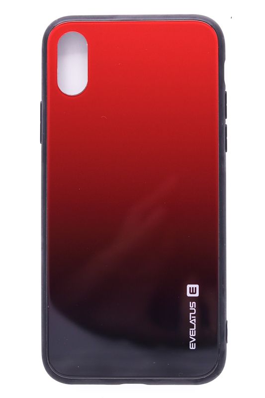 Чехол на заднюю панель Evelatus Apple iPhone X/Xs Gradient Glass Case 5 Passion
