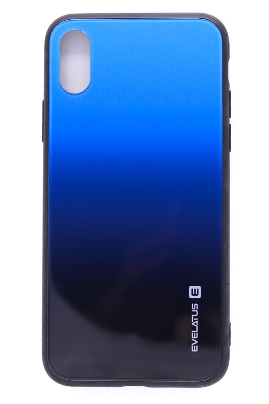 Tagakaaned Evelatus Apple iPhone X/Xs Gradient Glass Case 7 Sea Depth