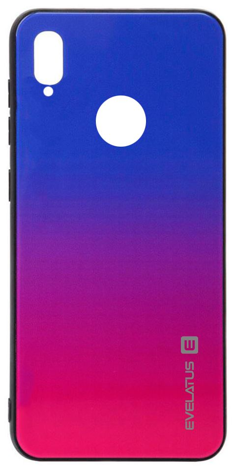 Чехол на заднюю панель Evelatus Huawei Y7 2019 Gradient Glass Case 4 Mystery