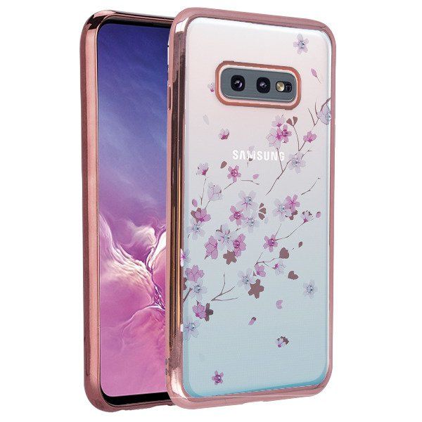 Чехол на заднюю панель GreenGo Samsung Galaxy S10E G970 Flower Gold