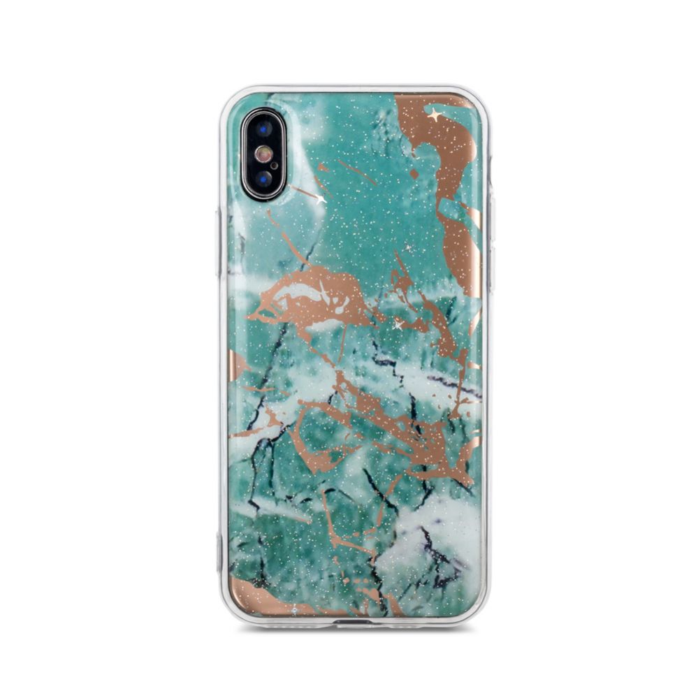 Tagakaaned iLike Apple iPhone X / iPhone XS Marmur case Green