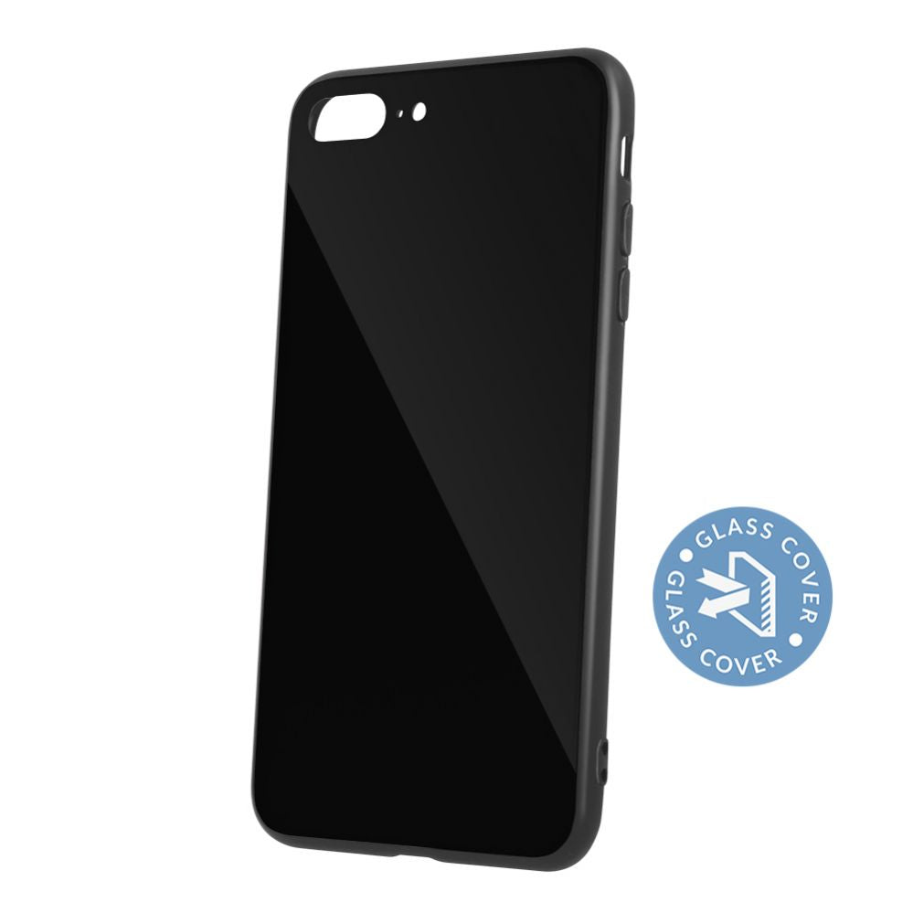 Back panel cover iLike Apple iPhone X / iPhone XS Glass case Black