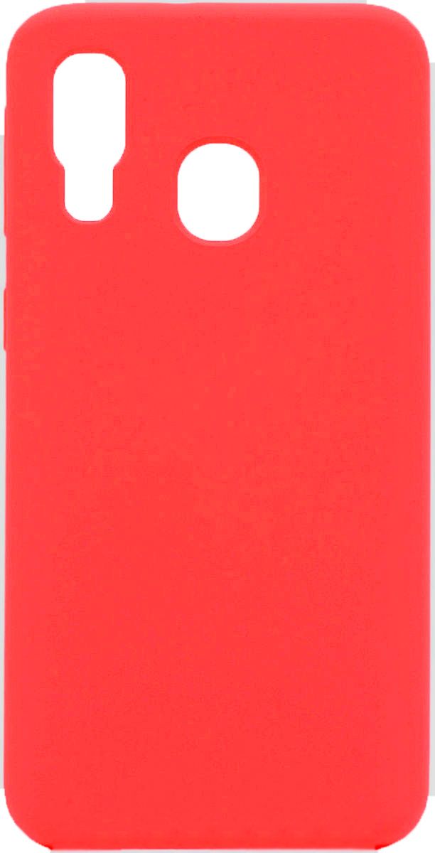 Back panel cover Evelatus Samsung Galaxy A40 Nano Silicone Case Soft Touch TPU Red