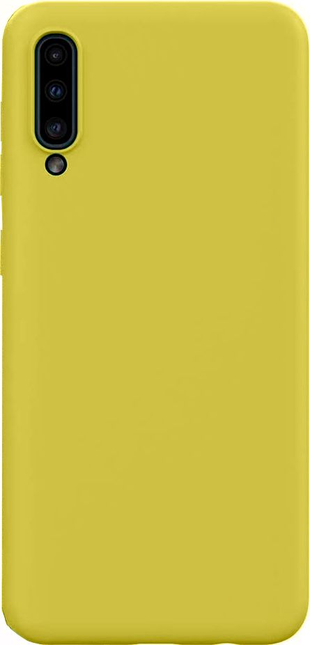 Чехол на заднюю панель Evelatus Samsung Galaxy A30s/A50/A50s Nano Silicone Case Soft Touch TPU Yellow
